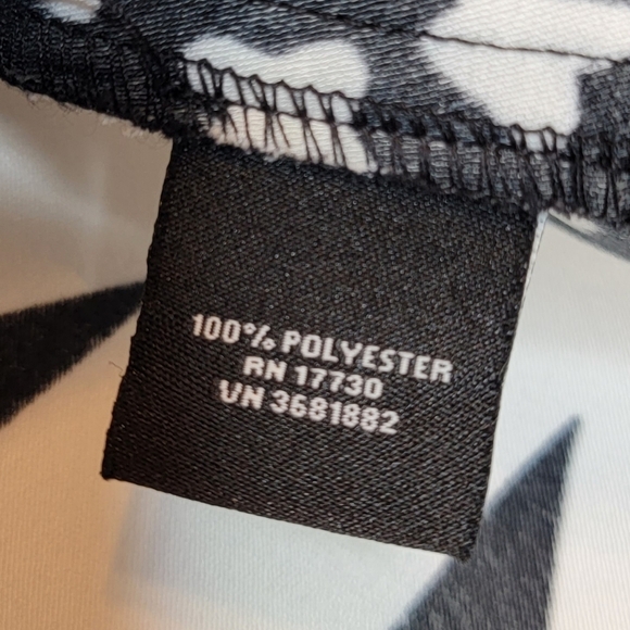 VICTORIA BECKHAM TARGET Top Floral Daisy Peplum Black Women Sz XS Lagenlook Mod - Picture 7 of 10